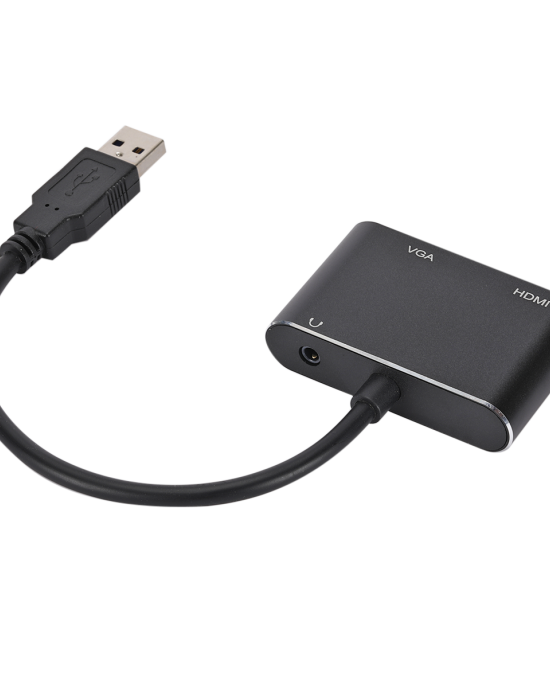 USB3 0 to HDMI VGA 1080P Audio Video Converter Adapter Laptop to TV Set Converter USB3 0 to HDMI VGA 1080P Audio Video Converter Adapter Laptop to TV Set Converter