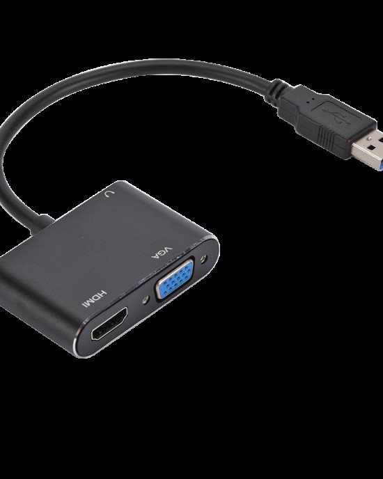 USB3 0 to HDMI VGA 1080P Audio Video Converter Adapter Laptop to TV Set Converter USB3 0 to HDMI VGA 1080P Audio Video Converter Adapter Laptop to TV Set Converter