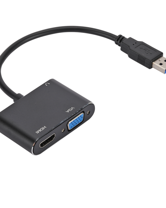 USB3 0 to HDMI VGA 1080P Audio Video Converter Adapter Laptop to TV Set Converter USB3 0 to HDMI VGA 1080P Audio Video Converter Adapter Laptop to TV Set Converter
