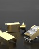 AMPCOM AMPCOM Seven Types of Crystal Head Pure Copper Shielded Network Cable Connector CAT7 Gigabit Network Cable Connector AMPCOM AMPCOM Seven Types of Crystal Head Pure Copper Shielded Network Cable Connector CAT7 Gigabit Network Cable Connector