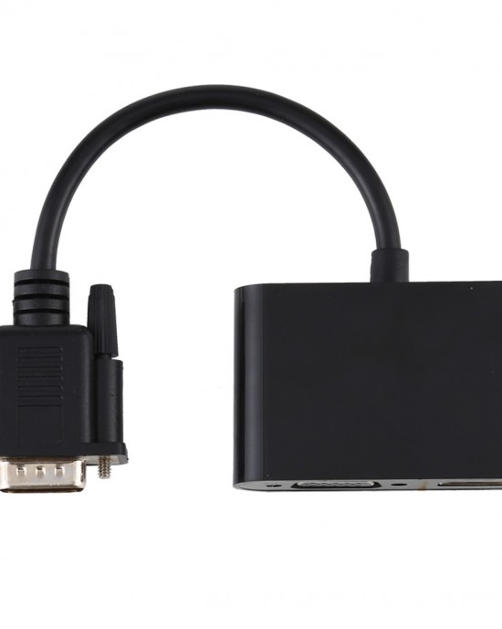 2 in 1 VGA to HDMI VGA 15 Pin HDTV Adapter Converter with Audio 2 in 1 VGA to HDMI VGA 15 Pin HDTV Adapter Converter with Audio