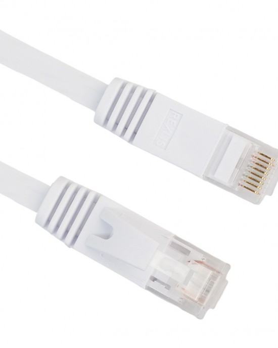 20m CAT6 Ultra thin Flat Ethernet Network LAN Cable Patch Lead RJ45 White 20m CAT6 Ultra thin Flat Ethernet Network LAN Cable Patch Lead RJ45 White