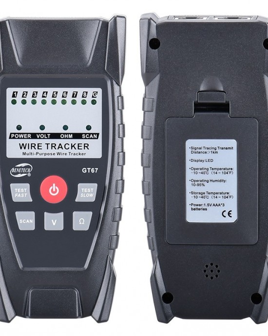BENETECH GT67 RJ11 RJ45 Multifunctional Cable Tester Line Finder Net Cable Detector BENETECH GT67 RJ11 RJ45 Multifunctional Cable Tester Line Finder Net Cable Detector