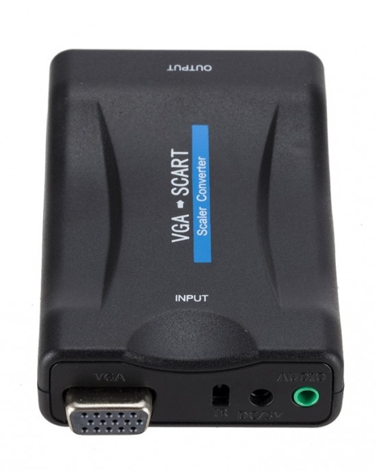 1080P VGA to SCART Audio Video Converter Adapter 1080P VGA to SCART Audio Video Converter Adapter