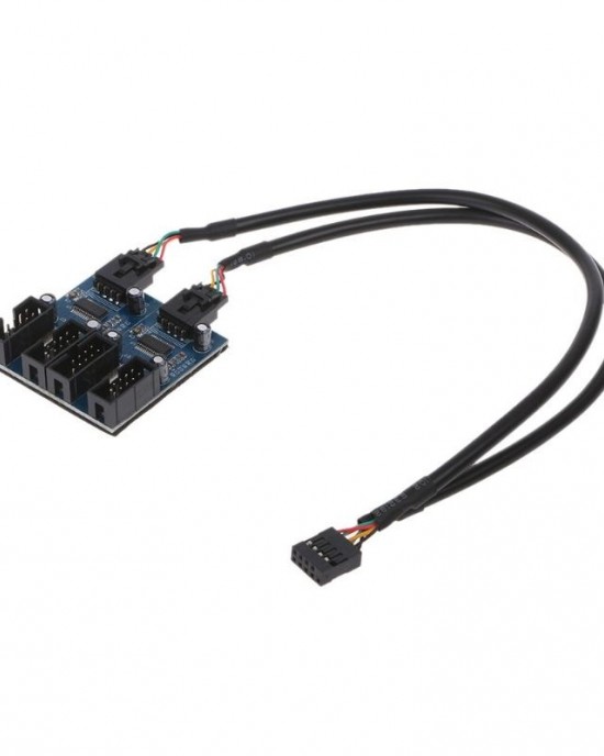 9 Pin USB 2 0 Desktop Computer 1 to 4 Pin Extension Cable Breakout Connector 9 Pin USB 2 0 Desktop Computer 1 to 4 Pin Extension Cable Breakout Connector