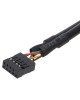 9 Pin USB 2 0 Desktop Computer 1 to 4 Pin Extension Cable Breakout Connector 9 Pin USB 2 0 Desktop Computer 1 to 4 Pin Extension Cable Breakout Connector