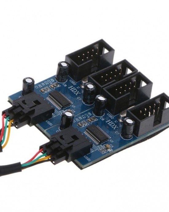 9 Pin USB 2 0 Desktop Computer 1 to 4 Pin Extension Cable Breakout Connector 9 Pin USB 2 0 Desktop Computer 1 to 4 Pin Extension Cable Breakout Connector