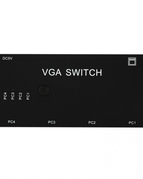 VGA Switcher with Four Inputs and One Output Computer VGA Video Converter VGA Switcher with Four Inputs and One Output Computer VGA Video Converter