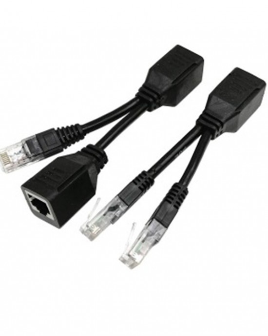 2 Sets RJ45 Network Signal Splitter Upoe Separation Cable Style U 02 3 Crystal Heads 1 Female 2 Sets RJ45 Network Signal Splitter Upoe Separation Cable Style U 02 3 Crystal Heads 1 Female