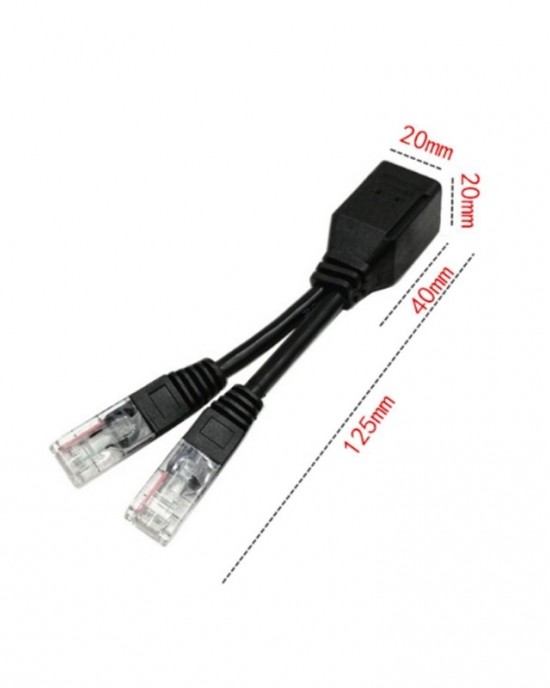 2 Sets RJ45 Network Signal Splitter Upoe Separation Cable Style U 03 2 Crystal Heads 2 Female 2 Sets RJ45 Network Signal Splitter Upoe Separation Cable Style U 03 2 Crystal Heads 2 Female
