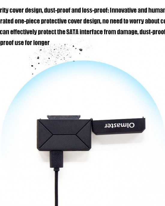 Olmaster External Notebook Hard Drive Adapter Cable Easy Drive Cable USB3 0 to SATA Converter Style Hard Disk Dedicated Size 3 5 Inch US Plug Olmaster External Notebook Hard Drive Adapter Cable Easy Drive Cable USB3 0 to SATA Converter Style Hard Disk Dedicated Size 3 5 Inch US Plug