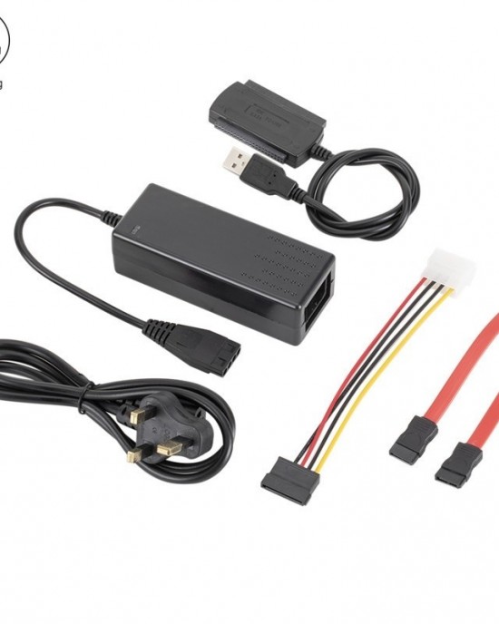 YP009 Three Purpose USB to IDE SATA Easy Drive Cable Hard Disk Drive Data Cable with Power Supply UK Plug Set YP009 Three Purpose USB to IDE SATA Easy Drive Cable Hard Disk Drive Data Cable with Power Supply UK Plug Set