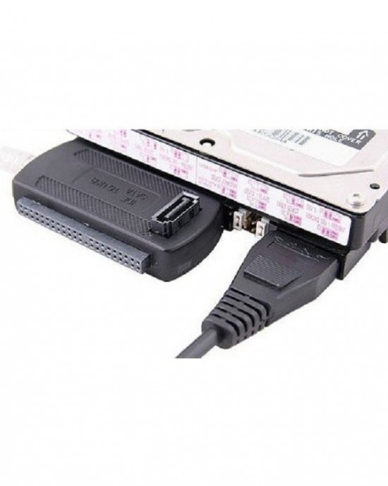 YP009 Three Purpose USB to IDE SATA Easy Drive Cable Hard Disk Drive Data Cable with Power Supply US Plug Set YP009 Three Purpose USB to IDE SATA Easy Drive Cable Hard Disk Drive Data Cable with Power Supply US Plug Set