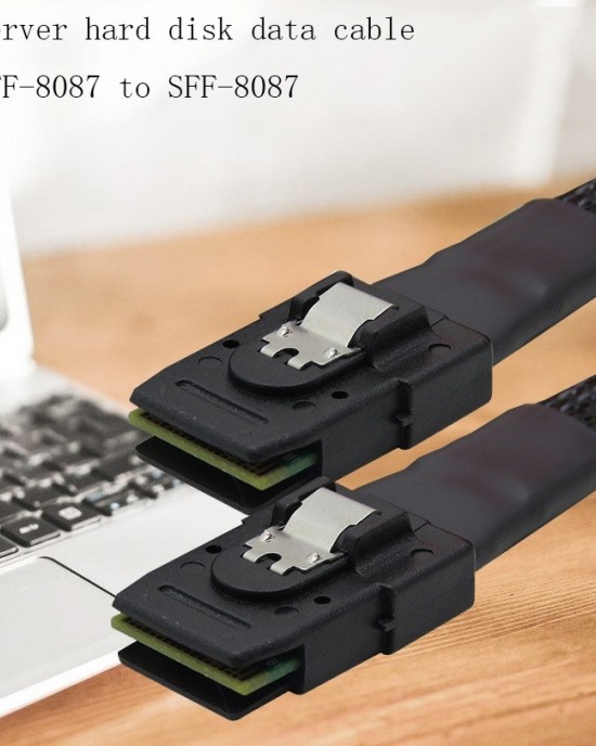 SAS36P SFF 8087 to SAS36P Cable Motherboard Server Hard Disk Data Cable Color Black 1m SAS36P SFF 8087 to SAS36P Cable Motherboard Server Hard Disk Data Cable Color Black 1m