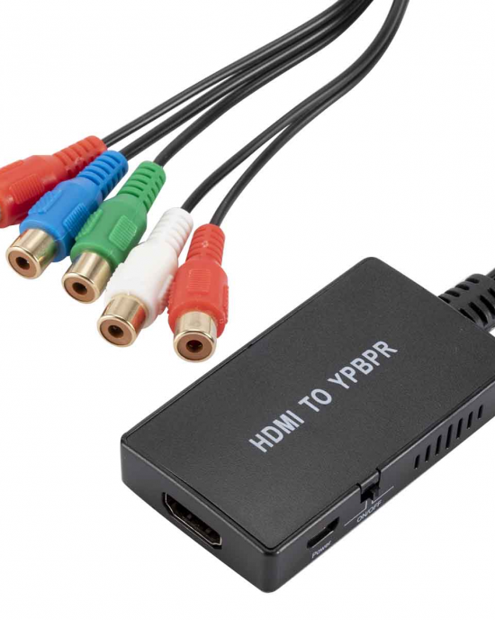 YJ HDMI to YPbPr Converter with USB Cable HD to Component Adapter Cable for LCDTV TV CRT TV Triplegun Projectors Recorder YJ HDMI to YPbPr Converter with USB Cable HD to Component Adapter Cable for LCDTV TV CRT TV Triplegun Projectors Recorder