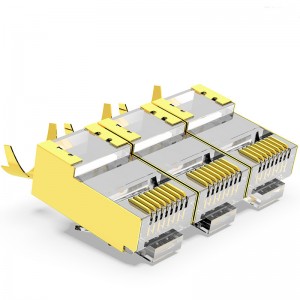 AMPCOM AMPCOM Seven Types of Crystal Head Pure Copper Shielded Network Cable Connector CAT7 Gigabit Network Cable Connector