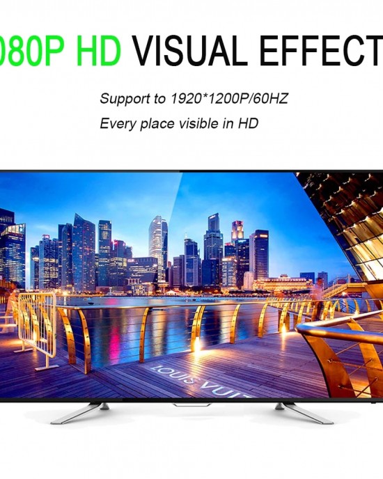 Bakeey Male to Female HDMI to VGA Adapter HD 1080P Audio Converter For PC Laptop TV Box Computer Display Projector Bakeey Male to Female HDMI to VGA Adapter HD 1080P Audio Converter For PC Laptop TV Box Computer Display Projector