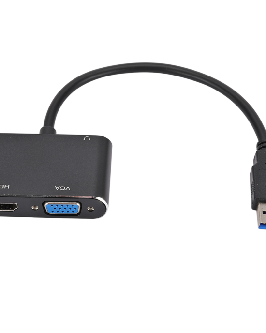 USB3 0 to HDMI VGA 1080P Audio Video Converter Adapter Laptop to TV Set Converter USB3 0 to HDMI VGA 1080P Audio Video Converter Adapter Laptop to TV Set Converter
